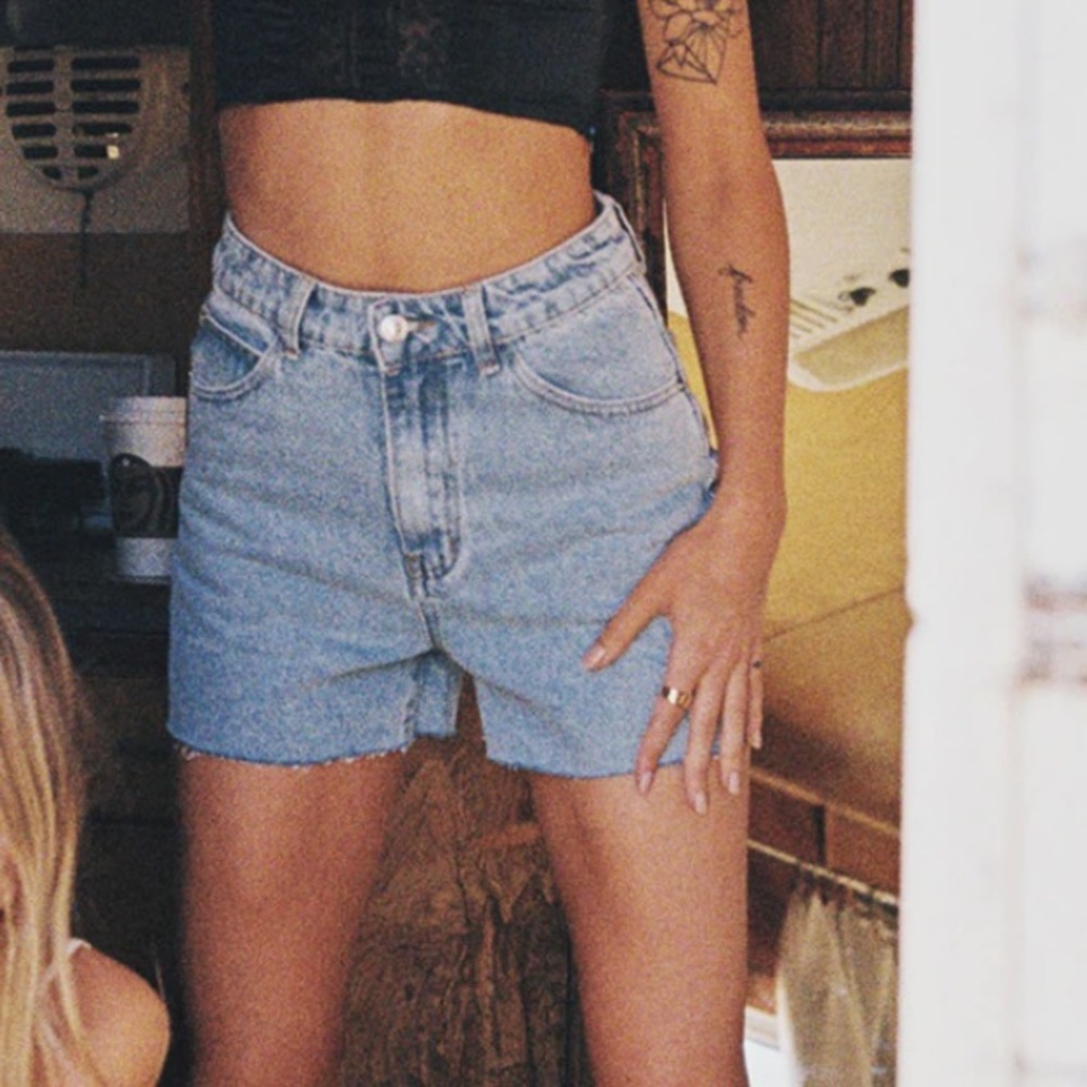 Princess Polly denim shorts